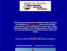 Tablet Screenshot of duck-trap.com